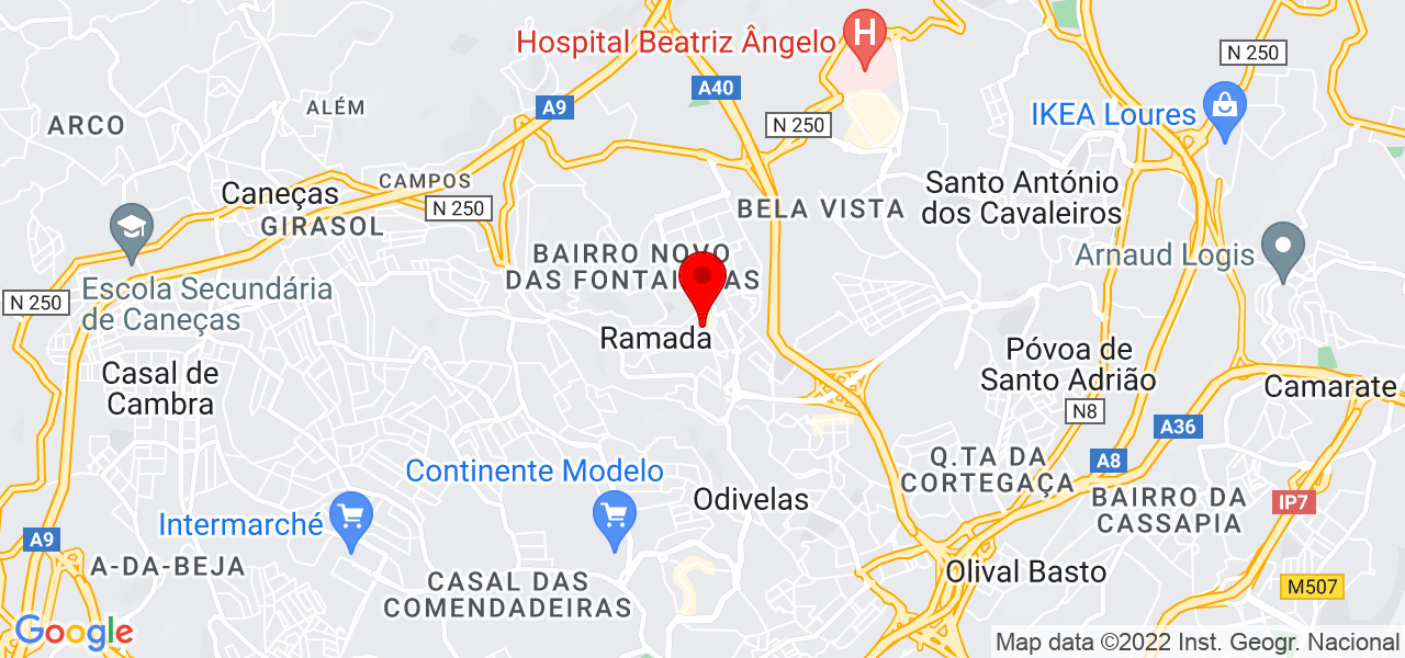 Fabio - Lisboa - Odivelas - Mapa