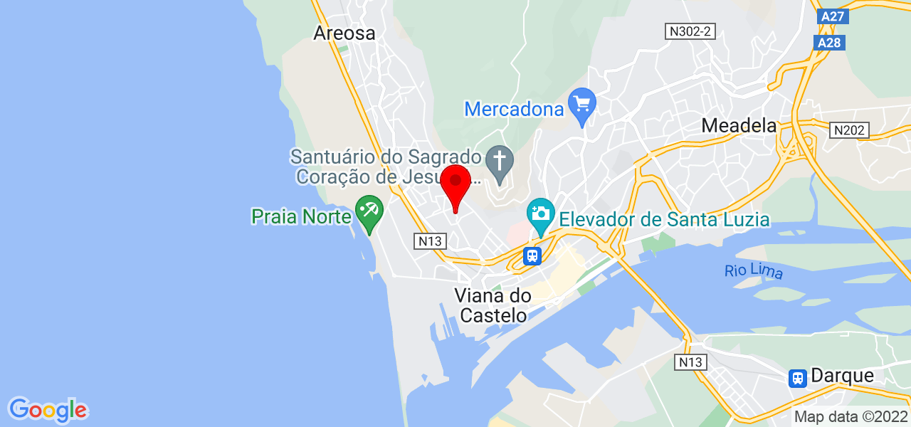 Veronica Maria da Silva - Viana do Castelo - Viana do Castelo - Mapa