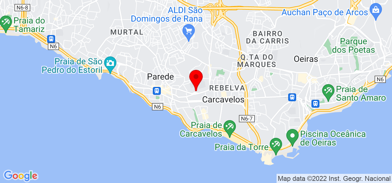 José Benjamim Ruivo - Lisboa - Cascais - Mapa