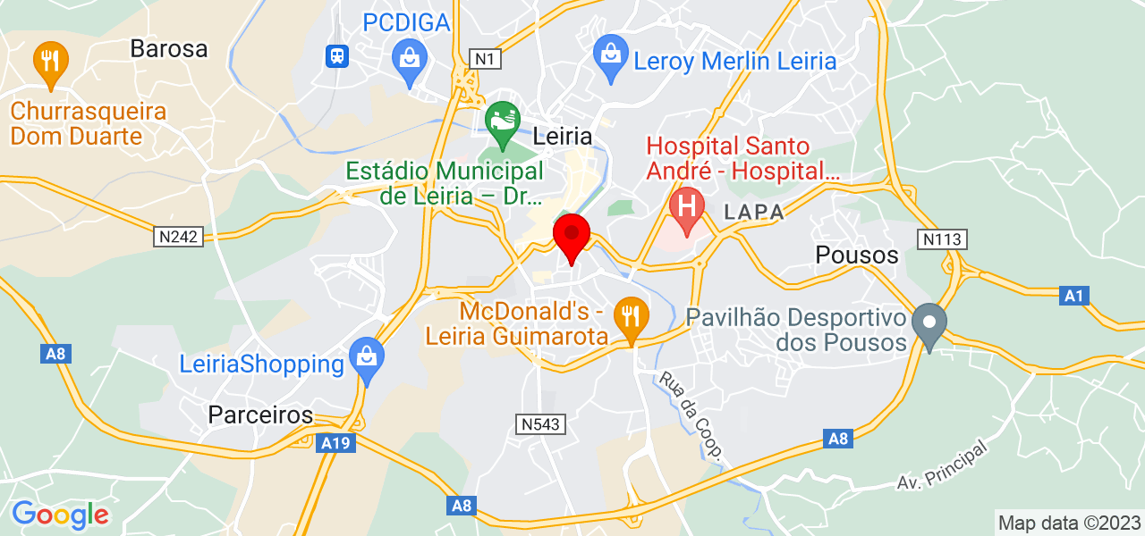 Midana Da Silva - Leiria - Leiria - Mapa