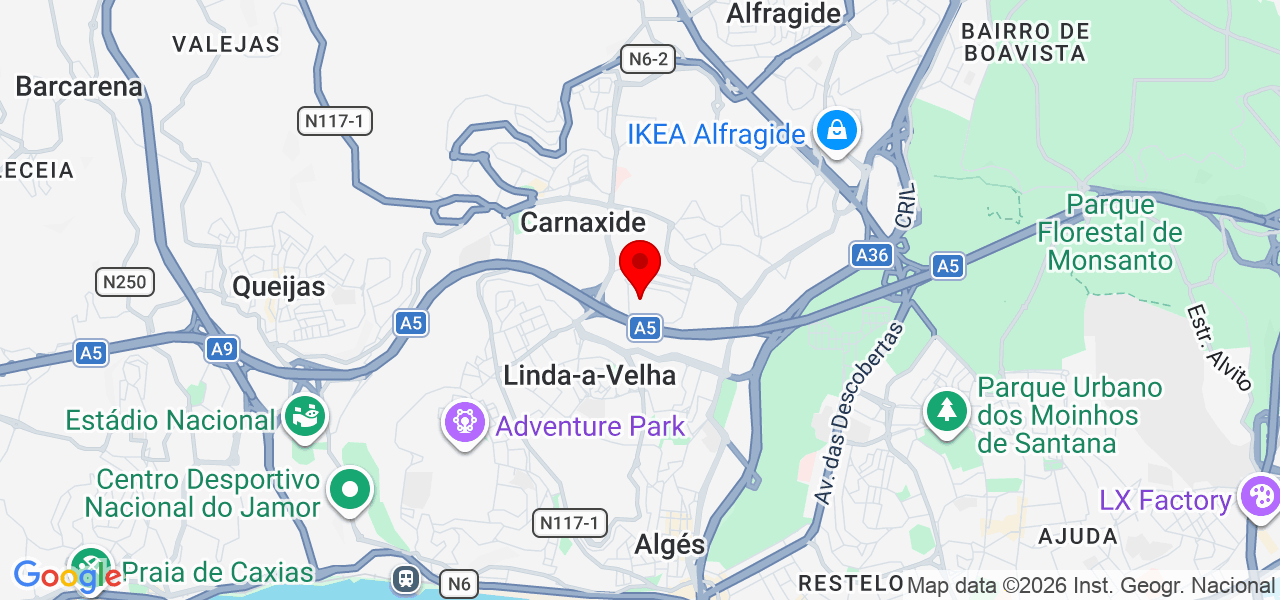 Maiara Trage - Lisboa - Oeiras - Carte