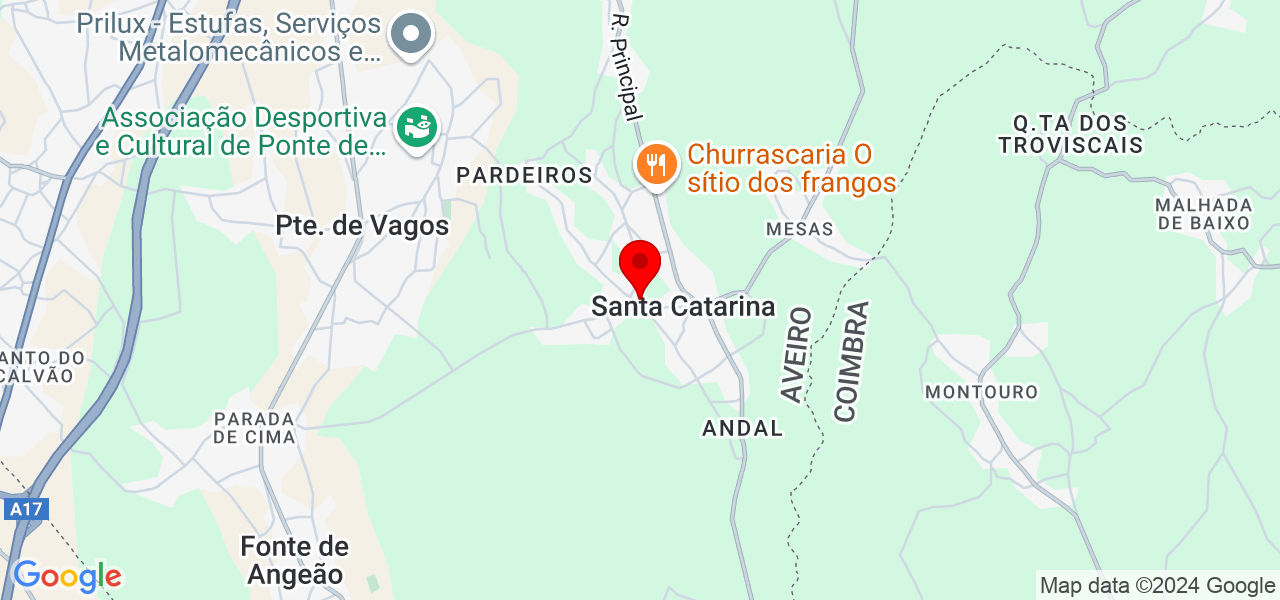 Lili eventos - Aveiro - Vagos - Mapa