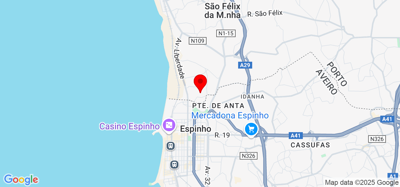 Silvia Pinto - Porto - Vila Nova de Gaia - Map