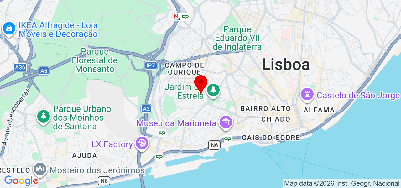 Traços Decorativos LDA - Lisboa - Lisboa - Mapa