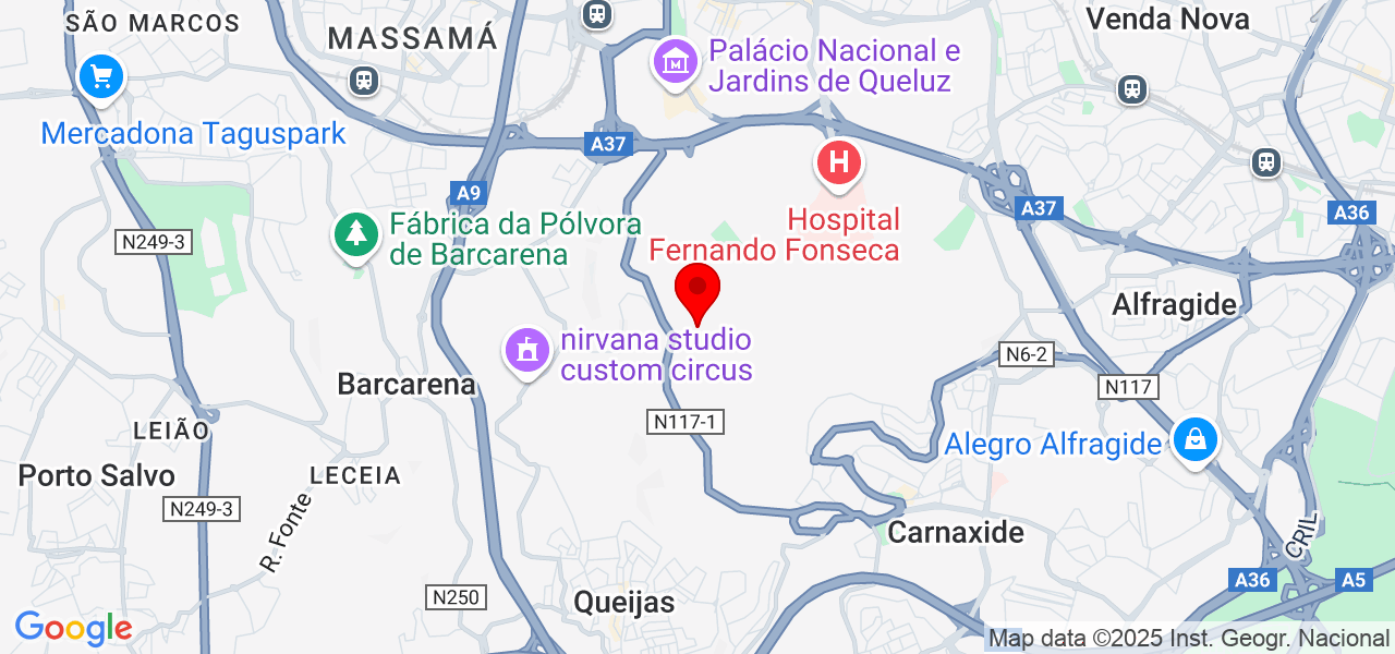 Love is Happiness - Lisboa - Amadora - Mapa