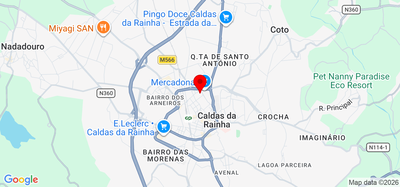 Carlos Freitas - Leiria - Caldas da Rainha - Karte