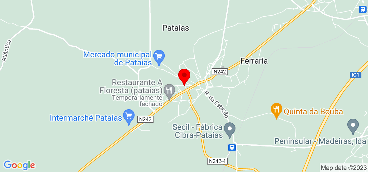 Maria Suspiro - Leiria - Alcobaça - Mapa