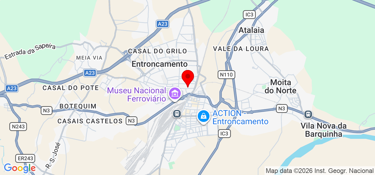 Samianza - Santarém - Entroncamento - Carte