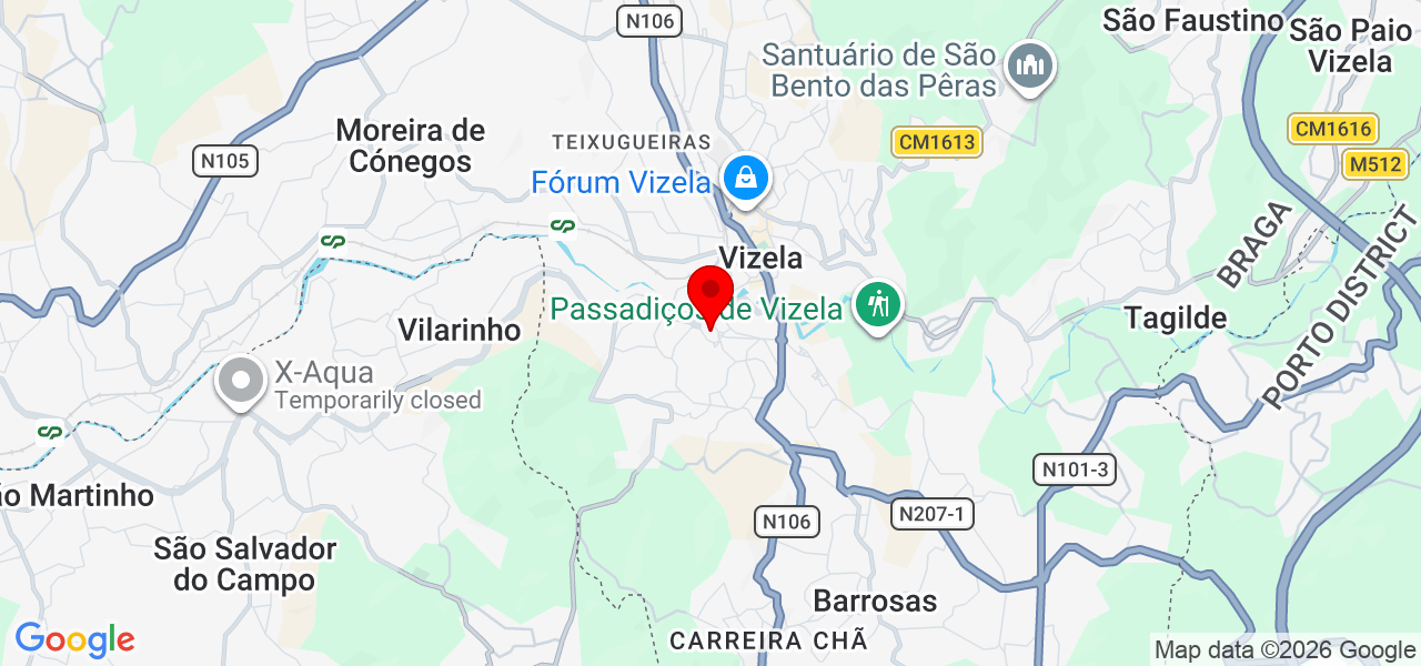 MF Fitness & Performance - Braga - Vizela - Map