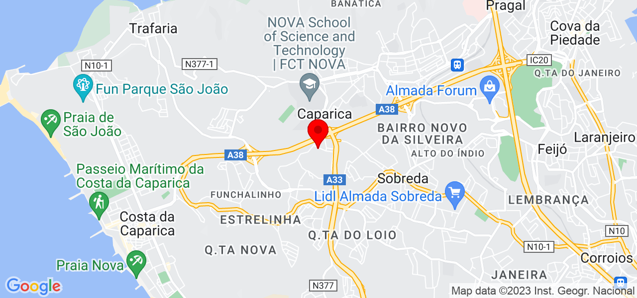 HAROLDO TORQUATO - Setúbal - Almada - Mapa