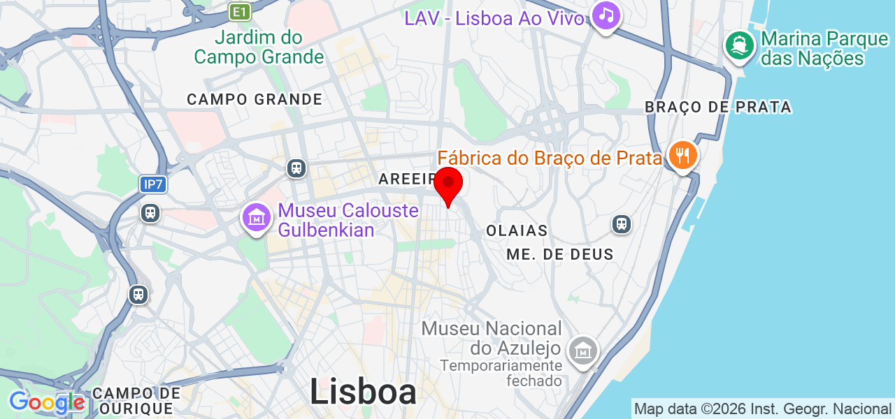 Plinio Silva - Lisboa - Lisboa - Mapa