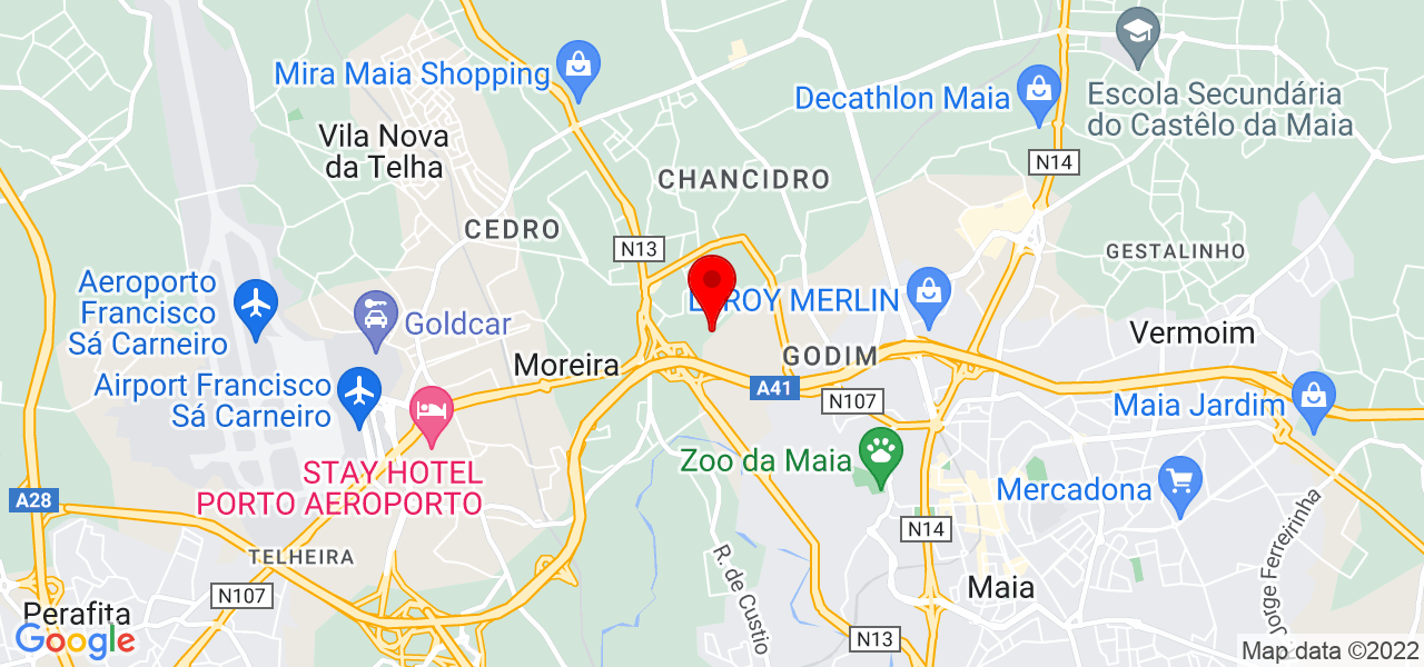 Vitor leal - Porto - Maia - Mapa