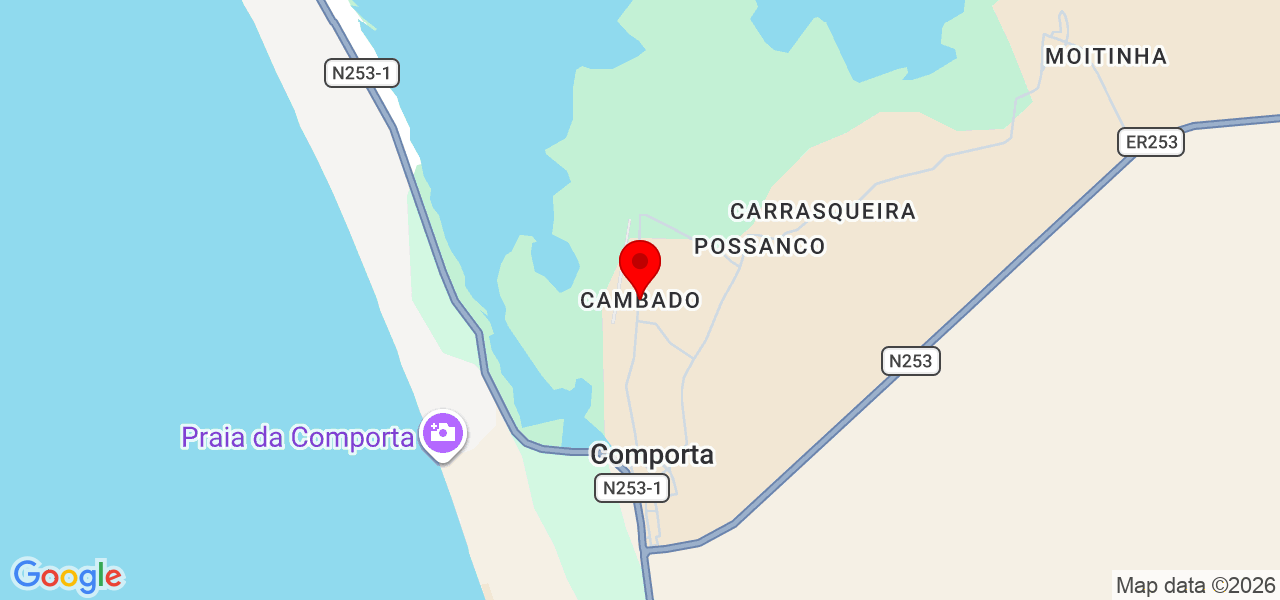VerdalComporta - Setúbal - Alcácer do Sal - Mapa