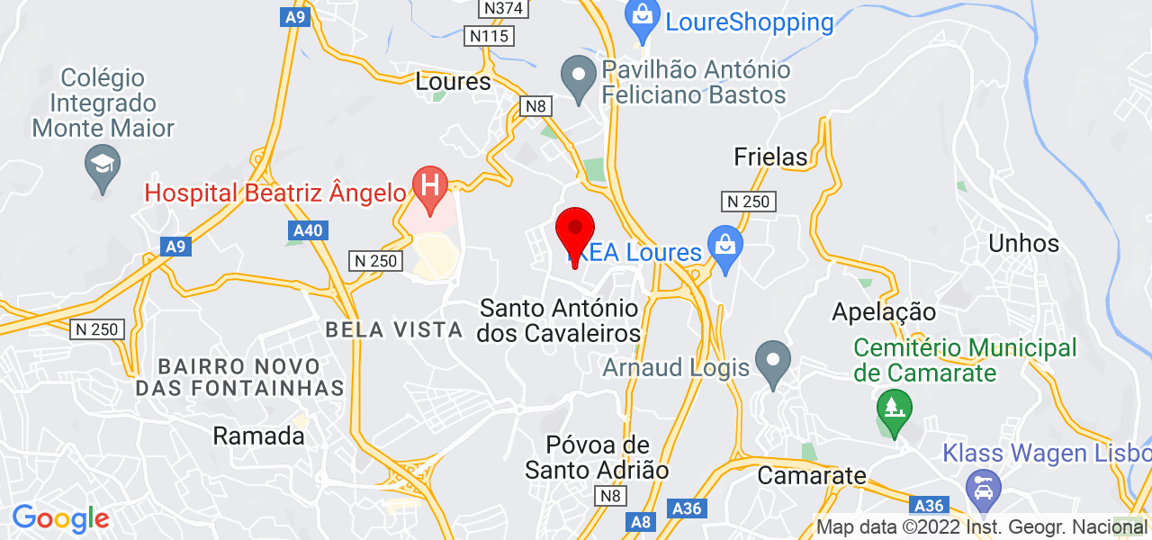 Marco Fortuna - Lisboa - Loures - Mapa