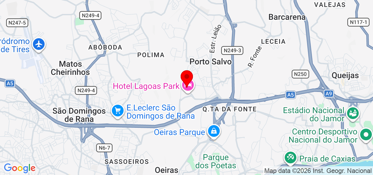 BlueWave | Higienização de Estofos - Lisboa - Oeiras - Mapa