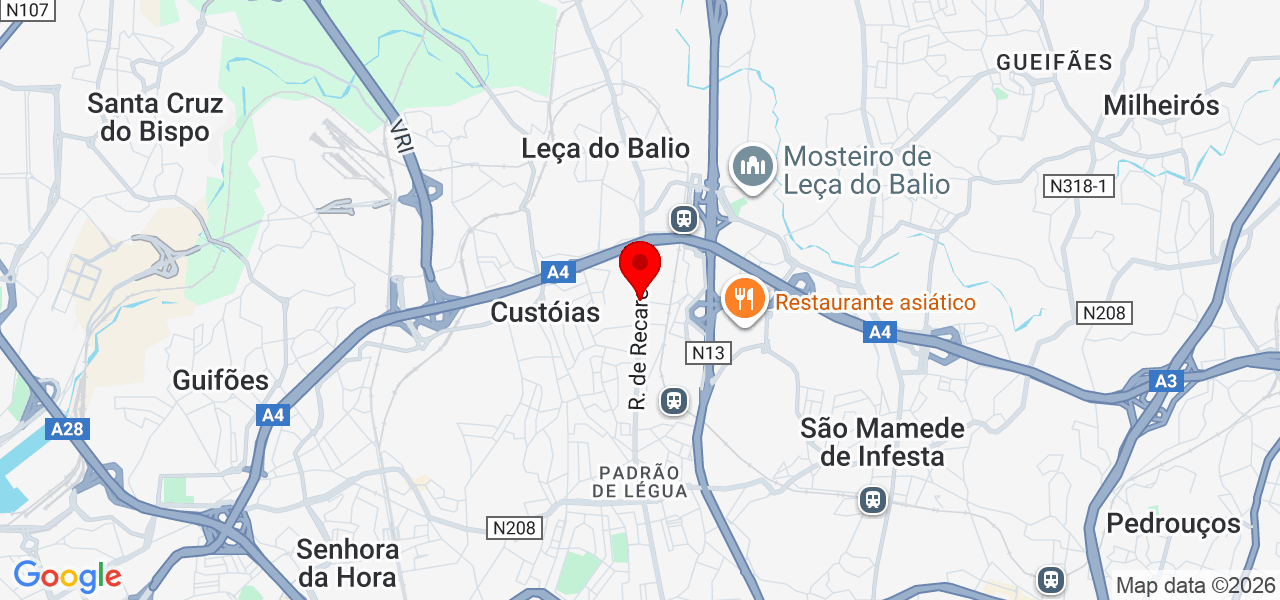 VR Maestria Construções - Porto - Matosinhos - Map