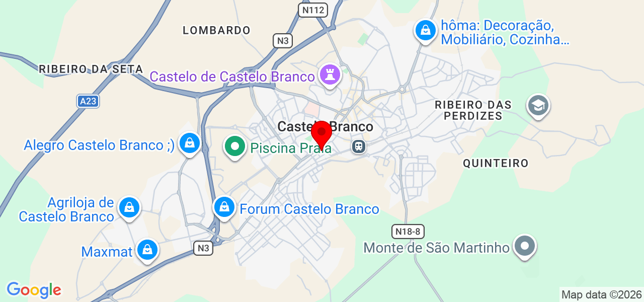 Constantino remodela&ccedil;&atilde;o e Constru&ccedil;&atilde;o - Castelo Branco - Castelo Branco - Mapa