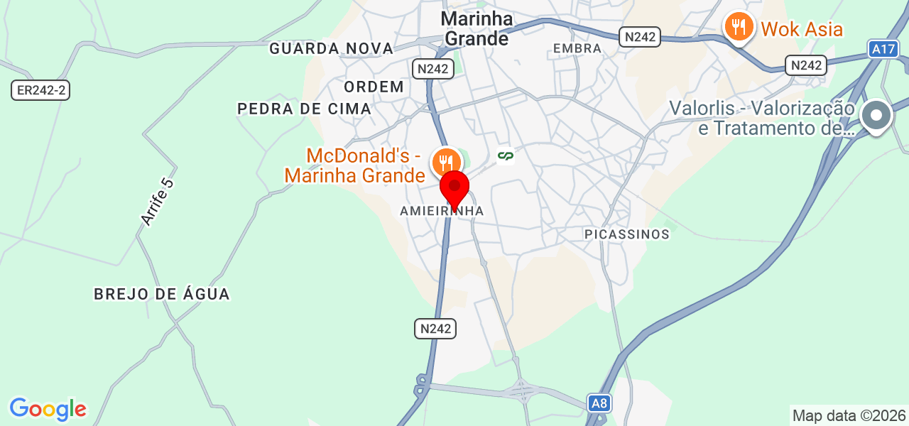 Silvana - Leiria - Marinha Grande - Carte