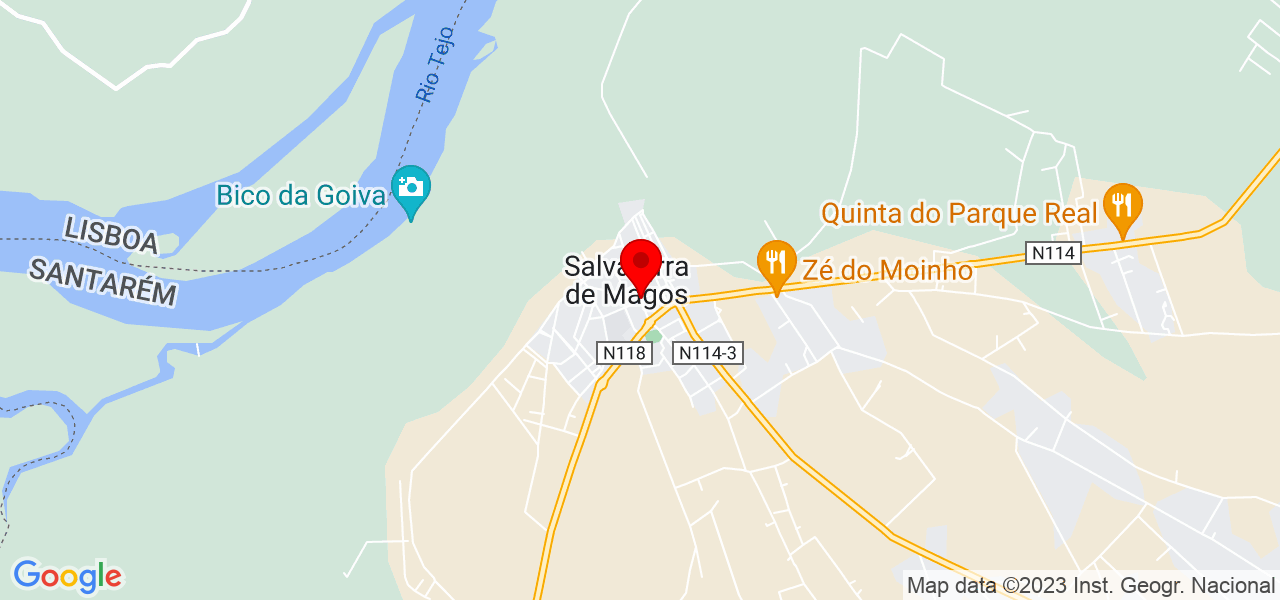 Ana Gomes - Santarém - Salvaterra de Magos - Mapa