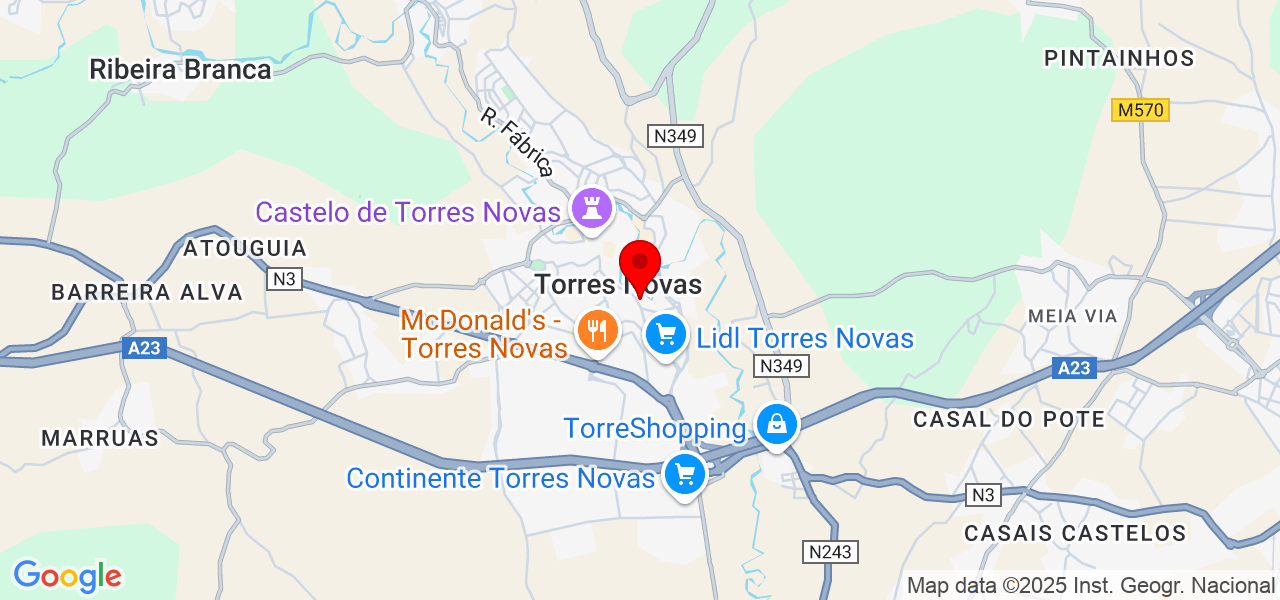 Manoela - Santarém - Torres Novas - Map