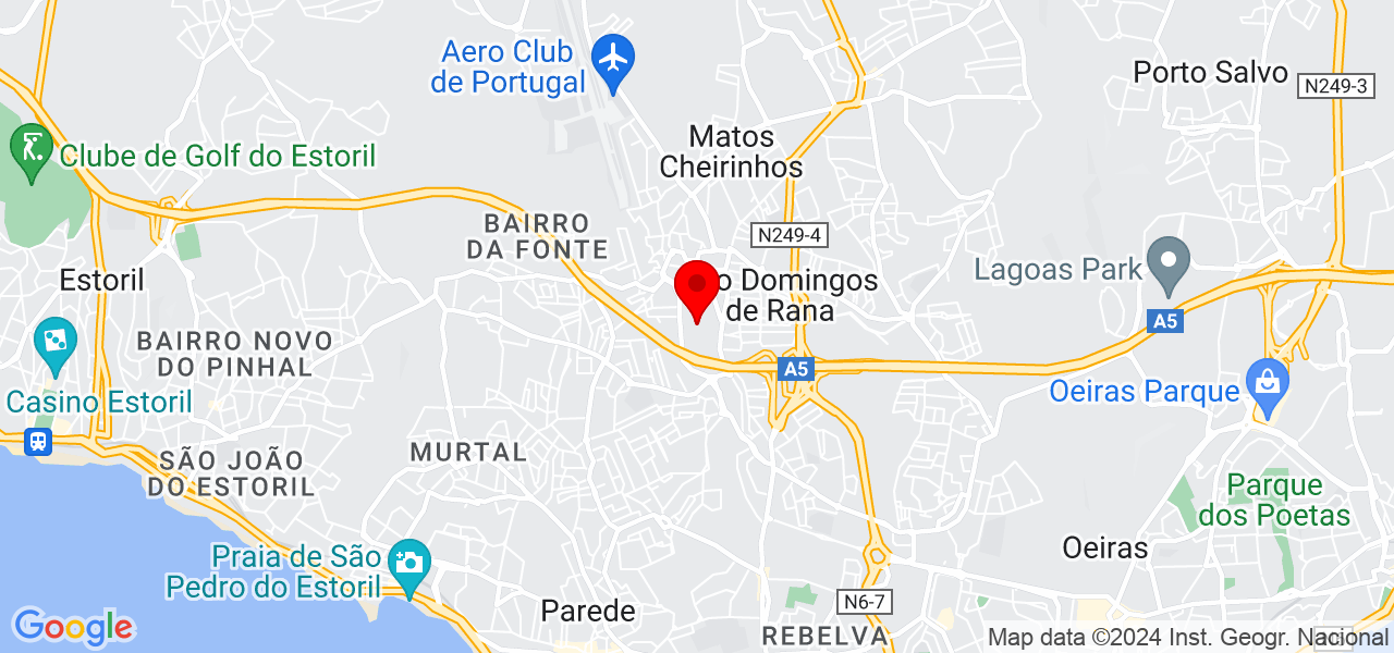 Vidreira do Vale - Lisboa - Cascais - Mapa