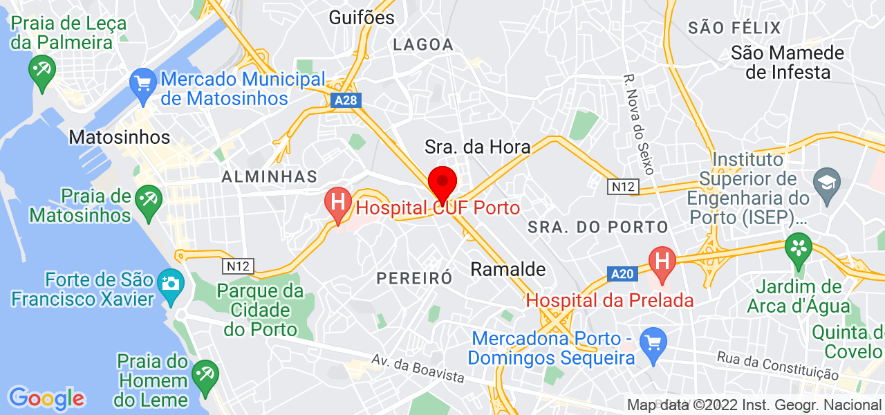 Isabelle - Porto - Matosinhos - Mapa