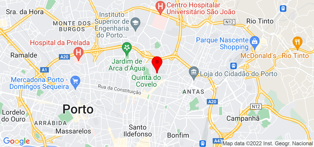 asistente administrativo, limpieza de apartamentos - Porto - Porto - Mapa