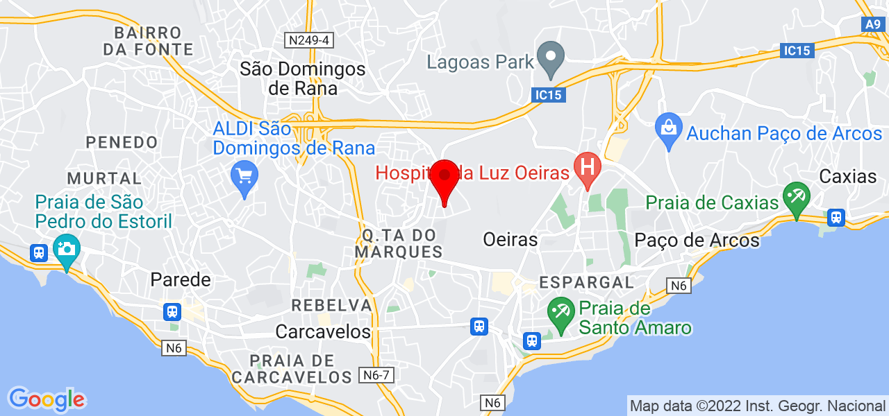 Eraldo - Lisboa - Cascais - Mapa