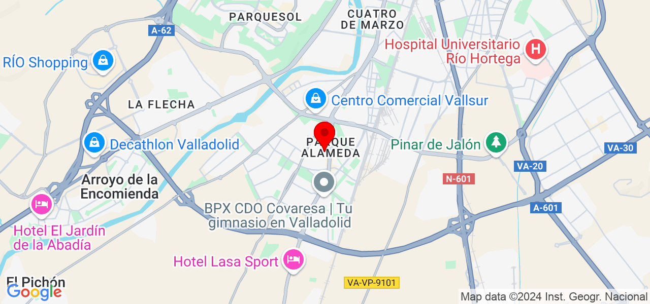 DJ DEFENDER - Castilla y León - Valladolid - Mapa