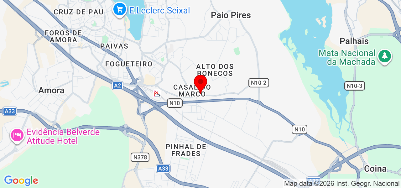 Jordão Pontes - Setúbal - Seixal - Carte