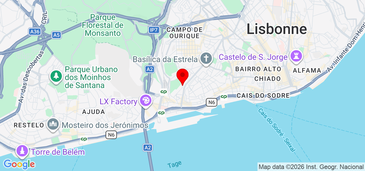 Isabelly Silva - Lisboa - Lisboa - Karte