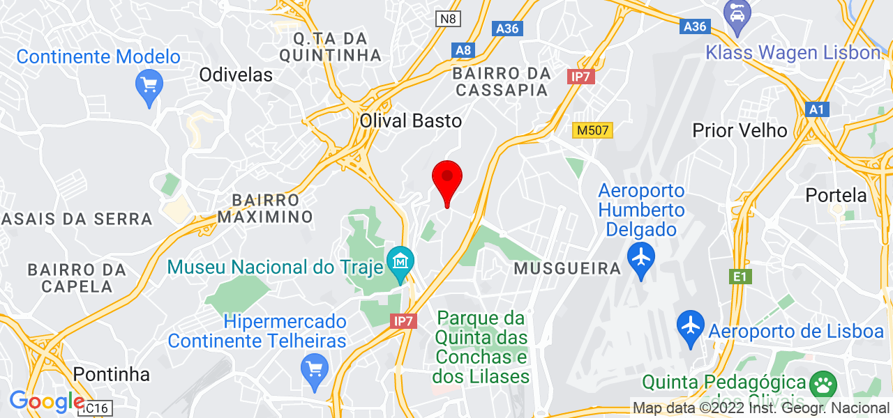 Jo&atilde;o Miguel Martins Anjo - Lisboa - Lisboa - Mapa