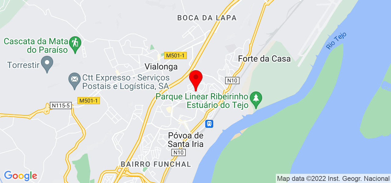 Marlene - Lisboa - Vila Franca de Xira - Map