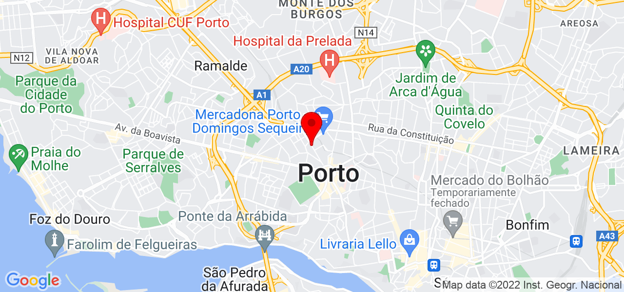 Carlos Fonseca - Porto - Porto - Mapa