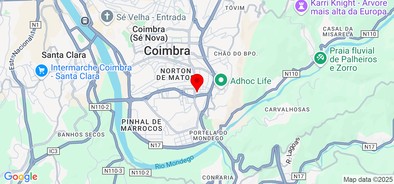 Cácio - Reparações & Limpezas - Coimbra - Coimbra - Map