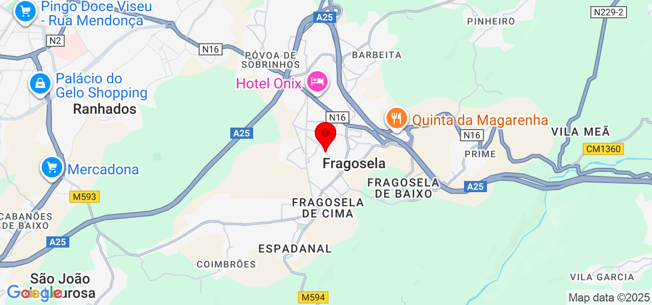Andr&eacute; Ferreira - Viseu - Viseu - Mapa