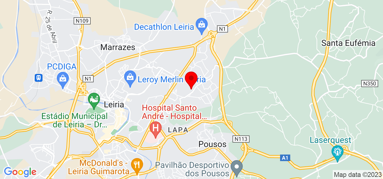 H&eacute;lia - Leiria - Leiria - Mapa
