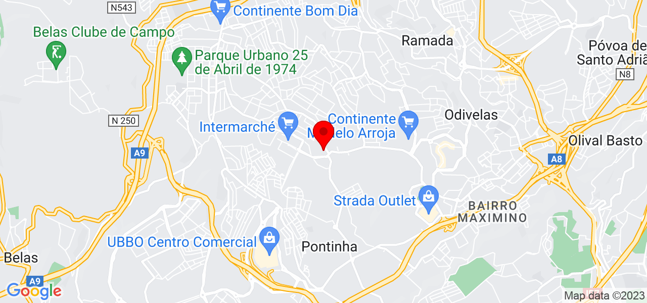 Dalia bitton - Lisboa - Odivelas - Mapa
