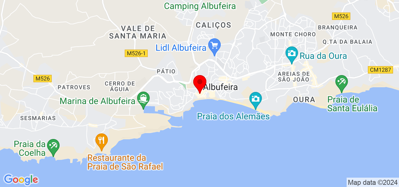 InterHome - Faro - Albufeira - Map