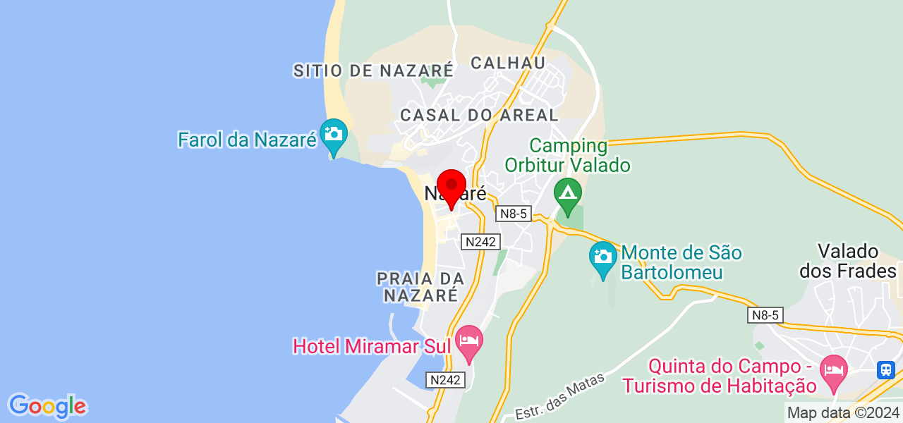CONSTRUSAMA - Leiria - Nazaré - Mapa