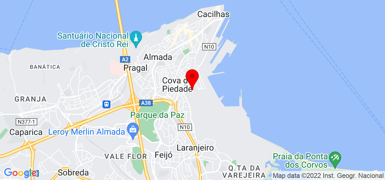 Rui - Setúbal - Almada - Mapa