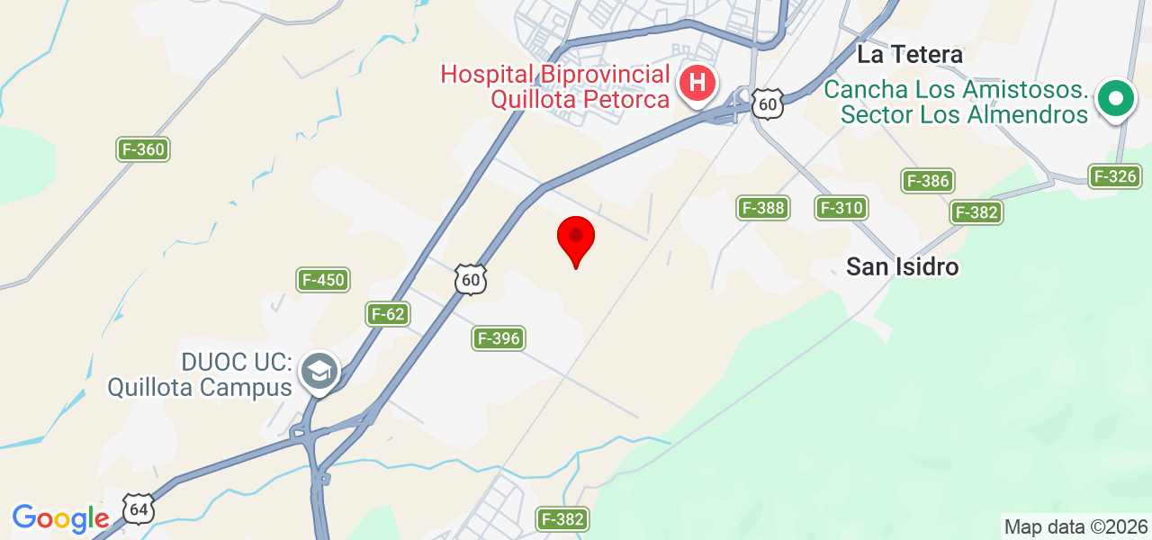 Restaurarte - Valparaíso - Quillota - Map