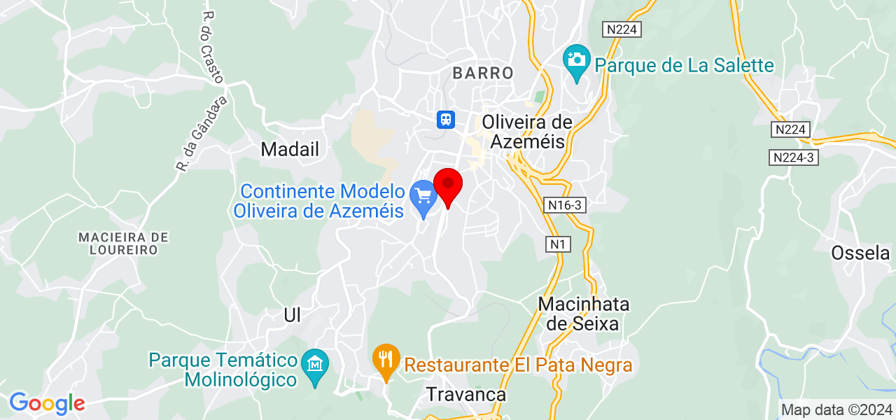 Beatriz Almeida | Massoterapeuta - Aveiro - Oliveira de Azeméis - Mapa