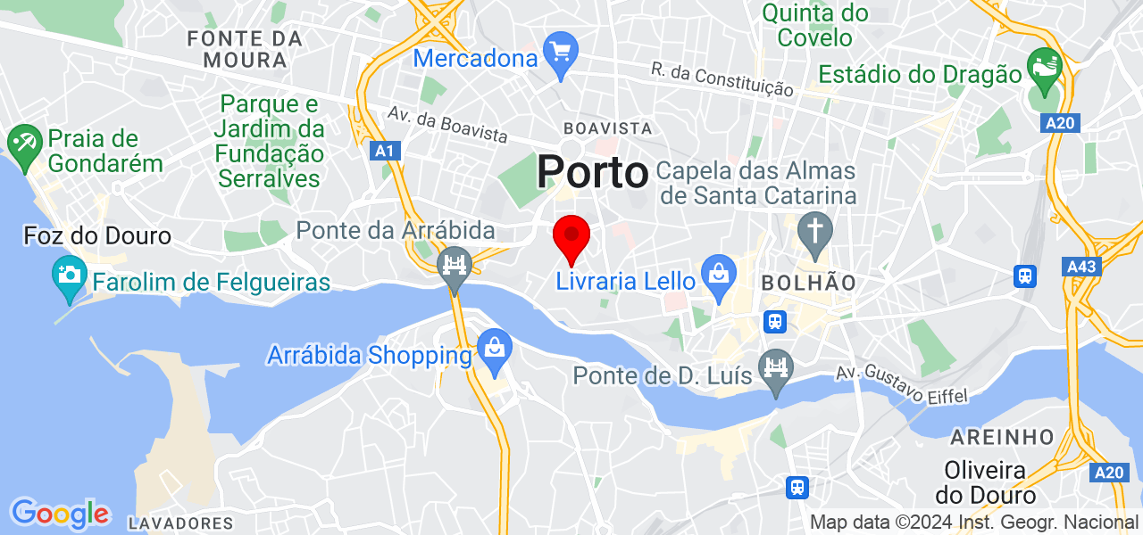 Arthur Vianna - Porto - Porto - Map