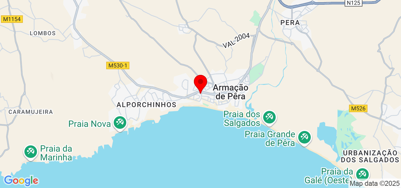 Souza &amp; Carmargo Constru&ccedil;&otilde;es - Faro - Silves - Mapa