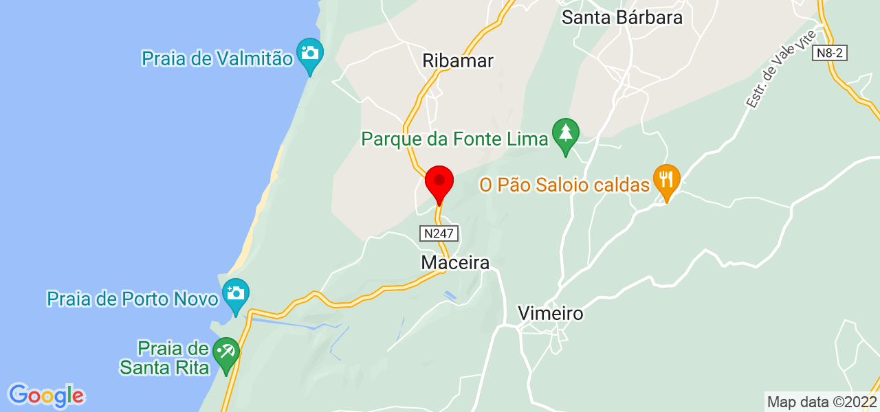 Denise Ferreira - Lisboa - Torres Vedras - Mapa