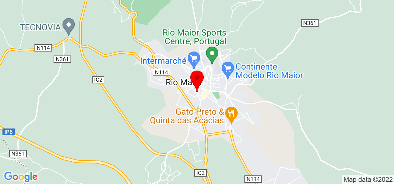 Valdeci - Santarém - Rio Maior - Mapa
