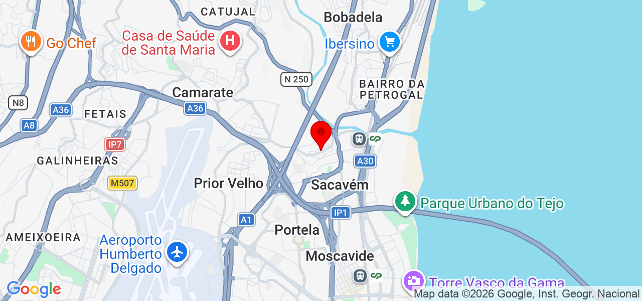 Mario Remodelações de Interiores - Lisboa - Loures - Mapa