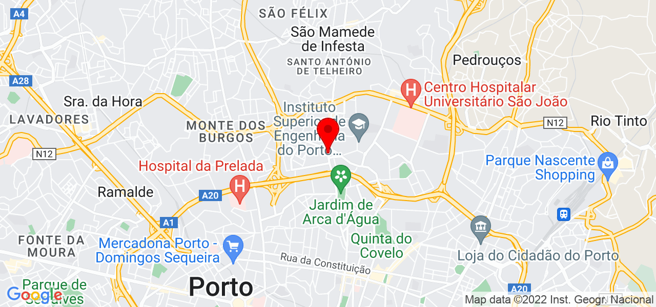 Leticia Reis - Porto - Porto - Mapa