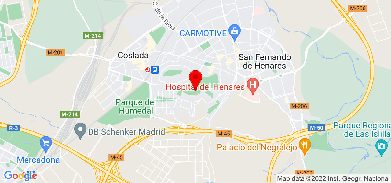 Paula - Comunidad de Madrid - Coslada - Mapa